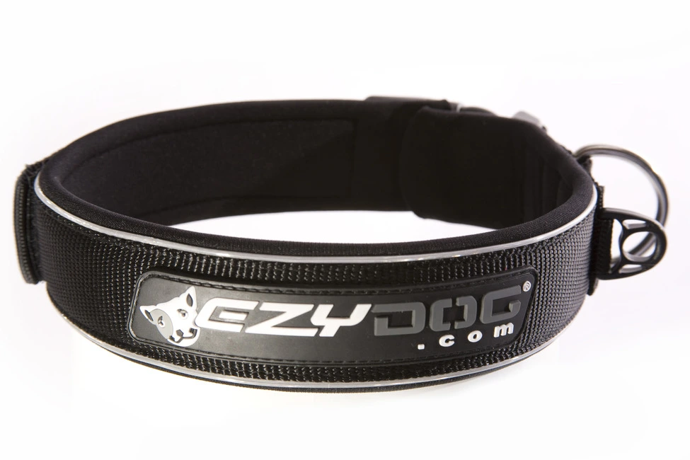 EzyDog Neopren Halsbånd XXXL Sort 70-75 cm